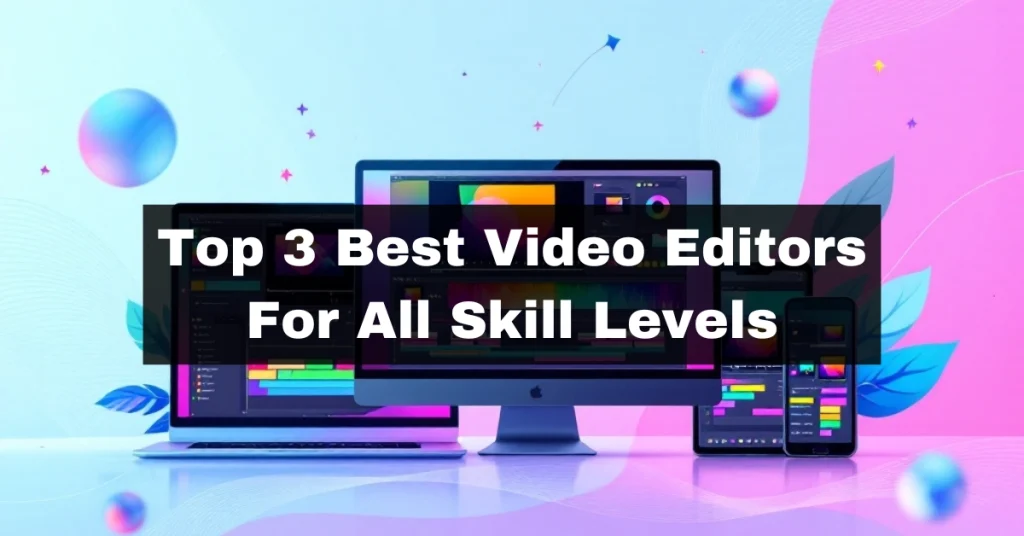 Top 3 Best Video Editors in 2025 for All Skill Levels