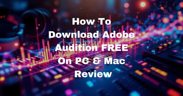 How To Download Adobe Audition For FREE